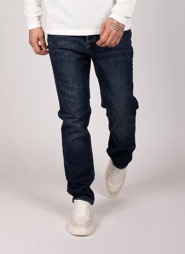 Dark Blue Regular Fit Jeans