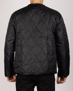 Quilted Lightweight Snap-Button Jacket