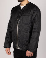 Quilted Lightweight Snap-Button Jacket