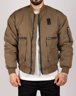 Tech Bomber Jacket Camel