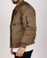 Tech Bomber Jacket Camel