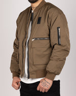 Tech Bomber Jacket Camel