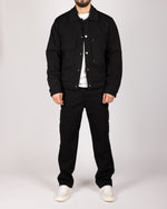 Utility Cargo Jacket & Trousers Set Black