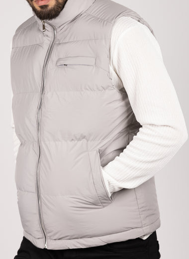 Padded Body Warmer Grey