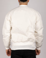 Tech Bomber Jacket White