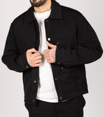 Utility Cargo Jacket & Trousers Set Black