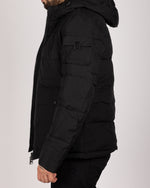 Hooded Puffer Jacket Black