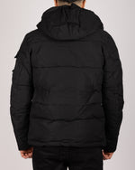 Hooded Puffer Jacket Black