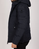 Hooded Puffer Jacket Navy