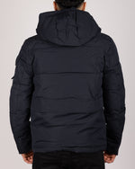 Hooded Puffer Jacket Navy