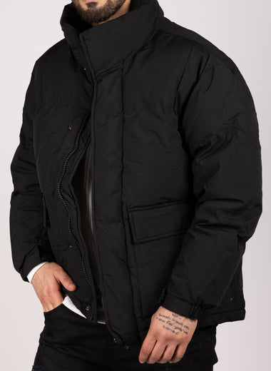 Heavyweight Puffer Jacket Black