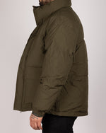 Heavyweight Puffer Jacket Khaki Green