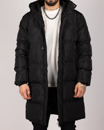 Long Puffer Coat Black