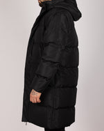 Long Puffer Coat Black