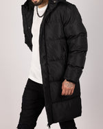 Long Puffer Coat Black