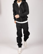 Hooded Jacket and Joggers Set