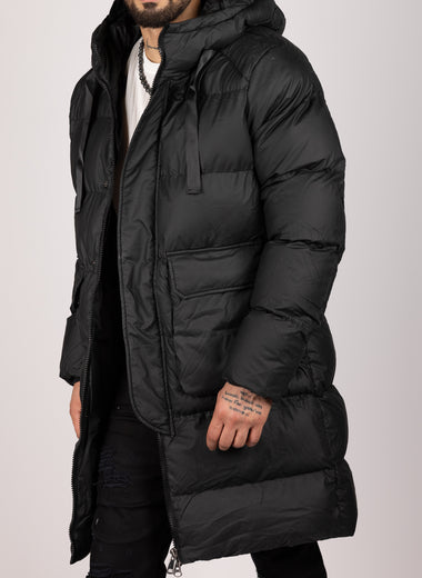 Longline Puffer Jacket