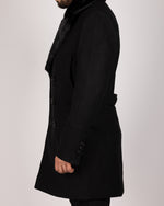 Double Breasted Overcoat with Removeable Fur Collar