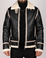 Aviator Bomber Jacket Black