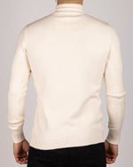 Half Zip Sweater White