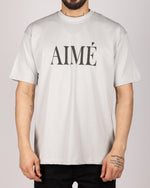 AIME Print T-Shirt Grey