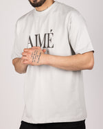 AIME Print T-Shirt Grey