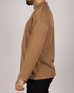 Oversized Casual Sweatshirt Camel