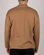 Oversized Casual Sweatshirt Camel