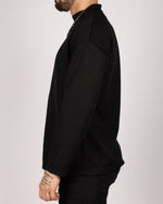 Oversized Casual Sweatshirt Black