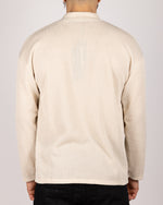 Oversized Casual Sweatshirt Beige