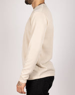 Causal Loose Crewneck Sweatshirt Beige