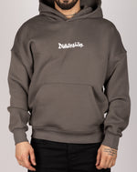 Dimension Print Hoodie Anthracite Grey