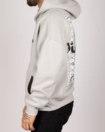 Dimension Print Hoodie Grey