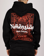 Dimension Print Hoodie Black