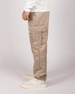 Flap Pocket Cargo Joggers Beige