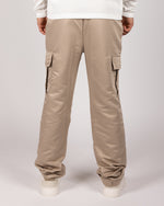 Flap Pocket Cargo Joggers Beige