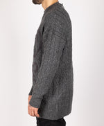 LOVE Cable Knit Sweater Anthracite Grey