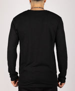 Textured Crewneck Sweater Black