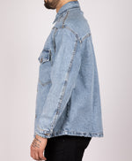 Coastal Blue Denim Overshirt