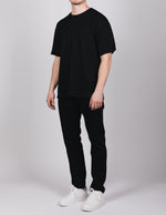 Black Knit Pattern T-Shirt