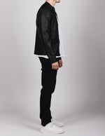 Black PU Leather Biker Jacket