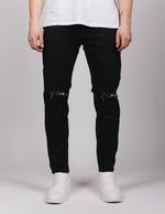 Black 2Y Knee Ripped Jeans