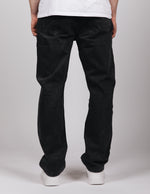 Black Riches Washed Knee Rip Jeans