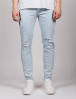 Light Blue 2Y Ripped Jeans