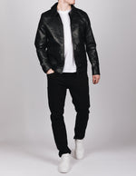 Black PU Leather Jacket