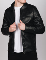 Black PU Leather Jacket