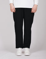 Black Drawstring Casual Trousers