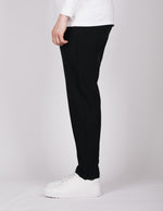 Black Drawstring Casual Trousers