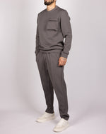 Utility Pocket Sweater & Joggers Set in Grey