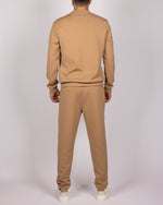 Utility Pocket Sweater & Joggers Set in Camel